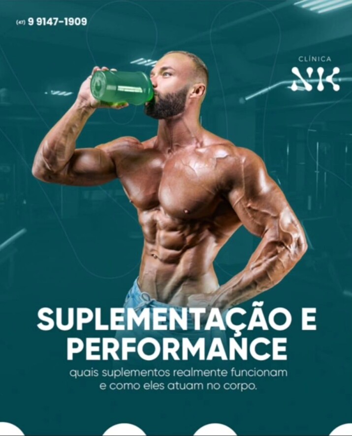 Suplementação e performance, quais suplementos realmente funcionam e como eles atuam no corpo.